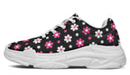 Pink And Black Flowers