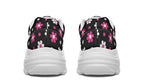 Pink And Black Flowers