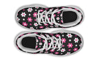 Pink And Black Flowers