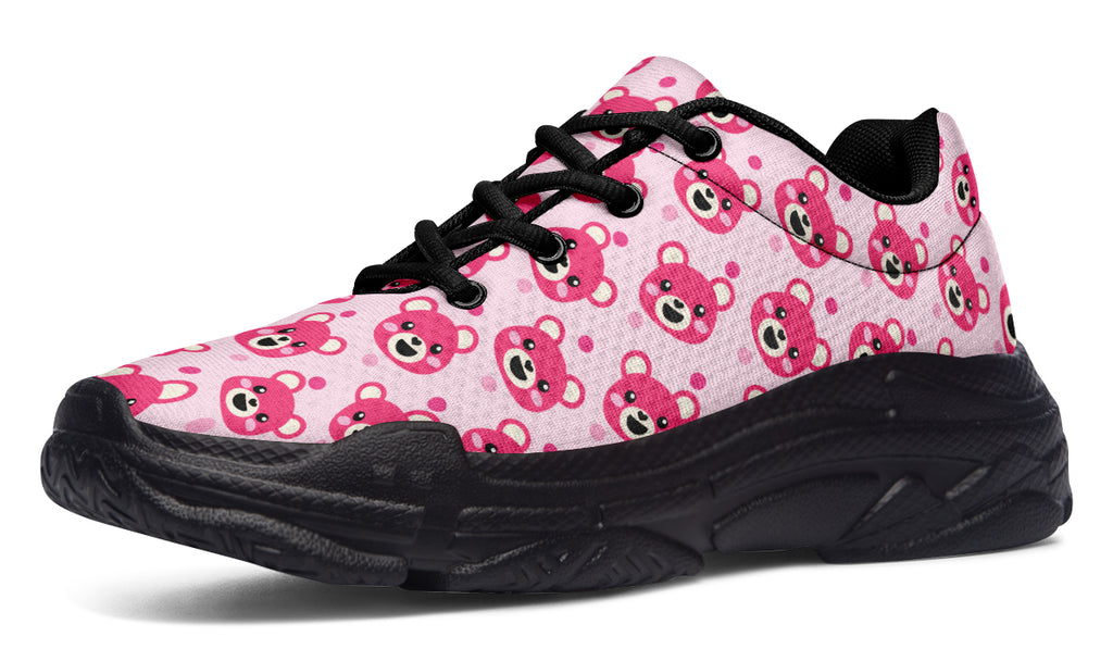 Pink Bear Faces