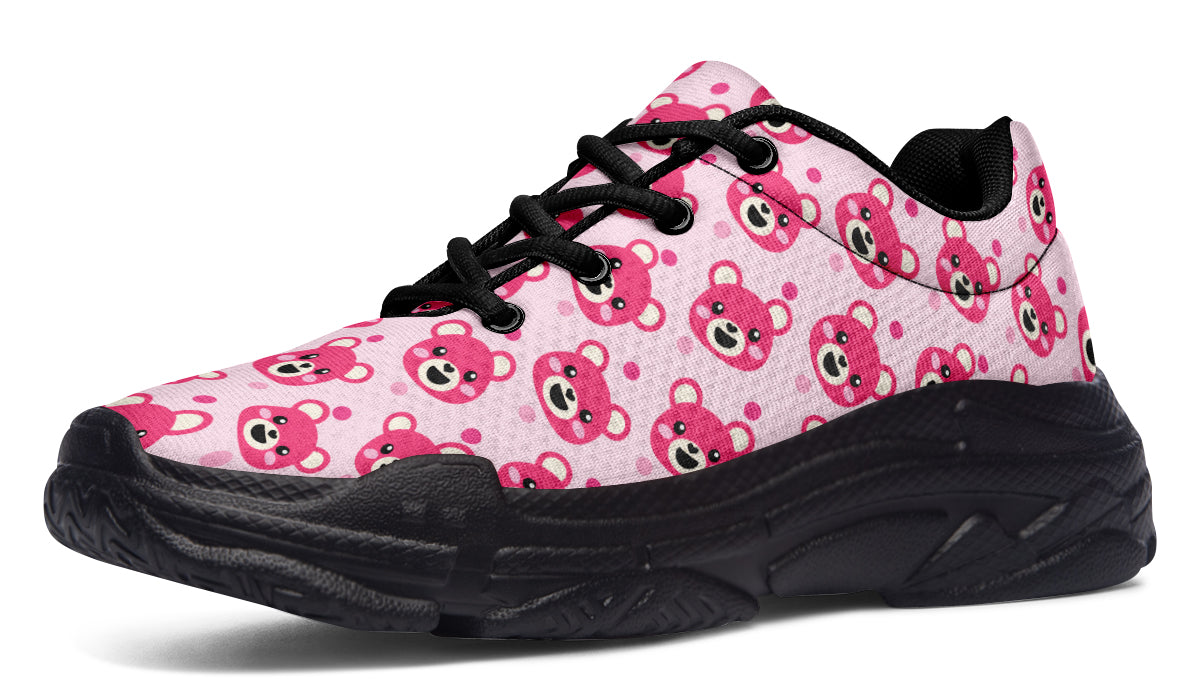 Pink Bear Faces