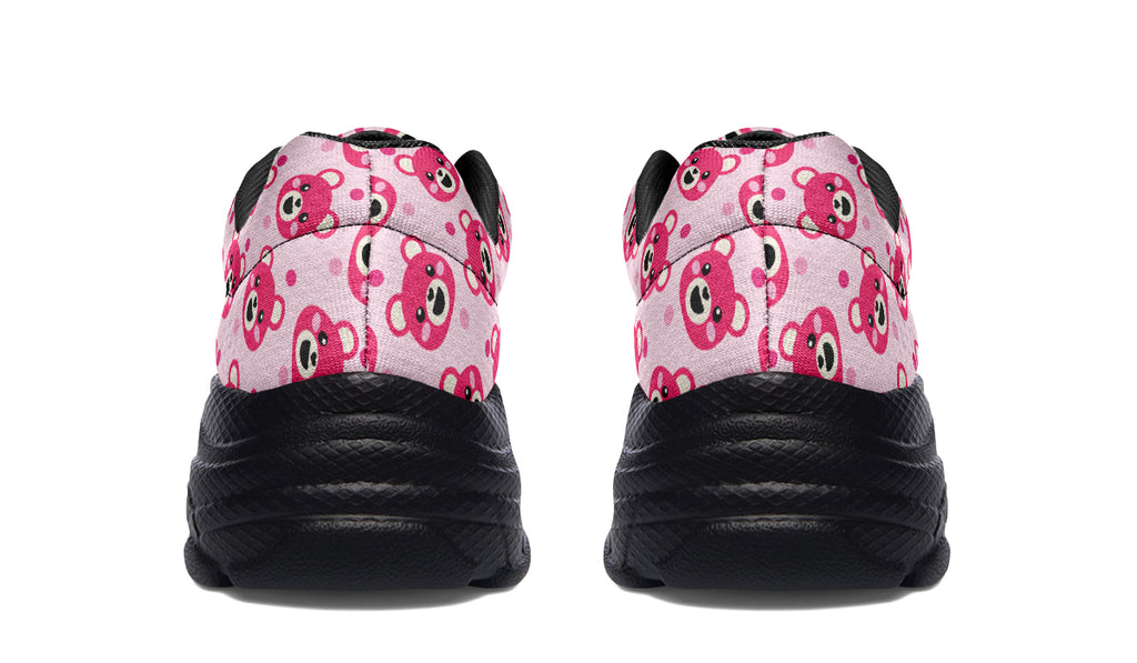 Pink Bear Faces
