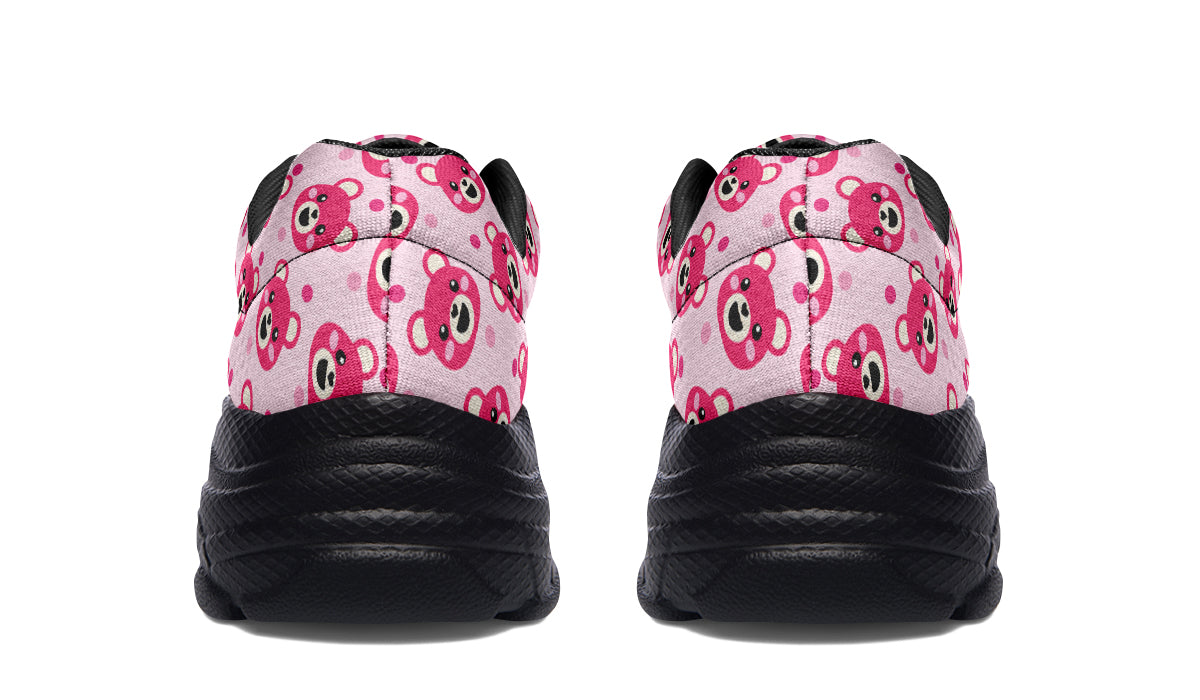 Pink Bear Faces