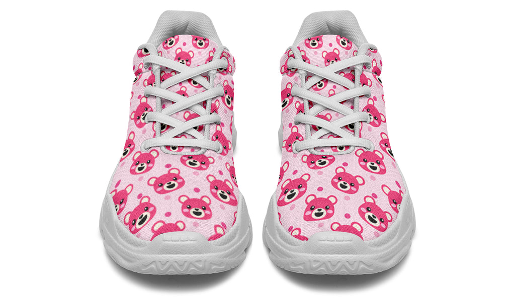 Pink Bear Faces