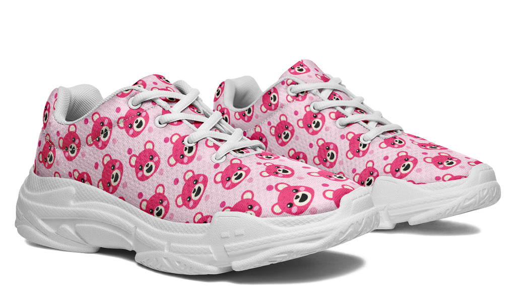 Pink Bear Faces