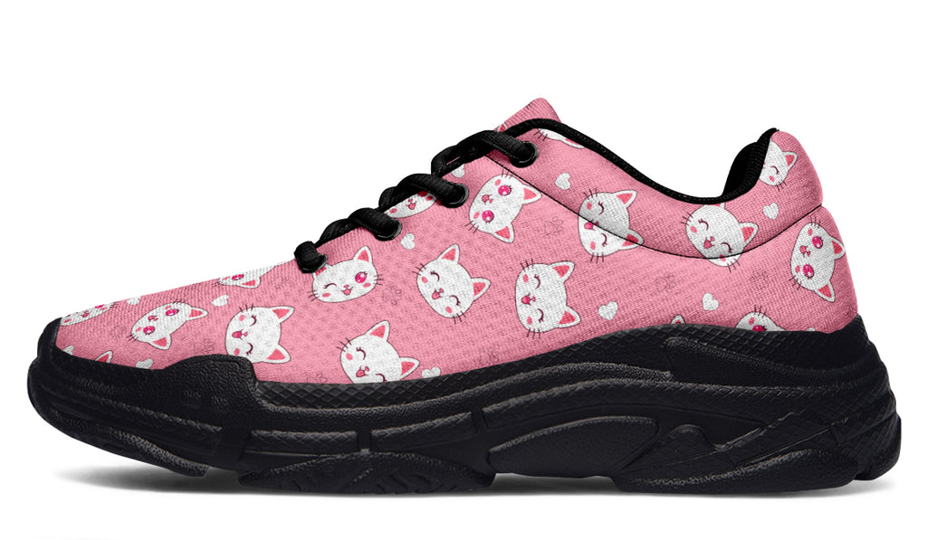 Pink Cat Chunky Sneakers Test