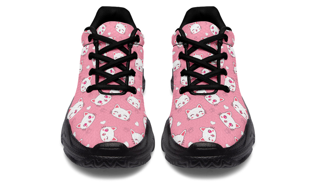 Pink Cat Chunky Sneakers Test