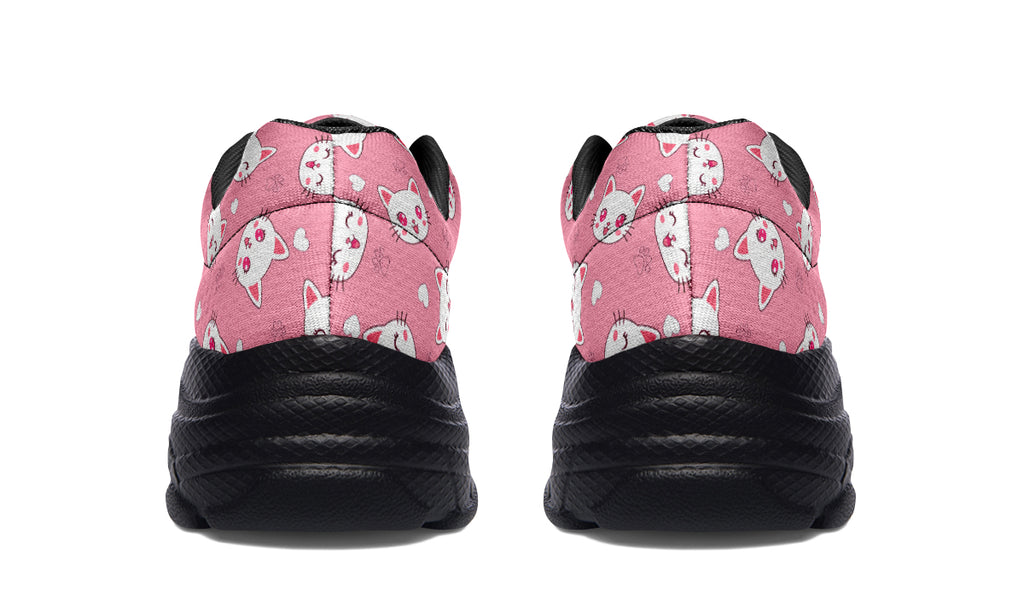 Pink Cat Chunky Sneakers Test
