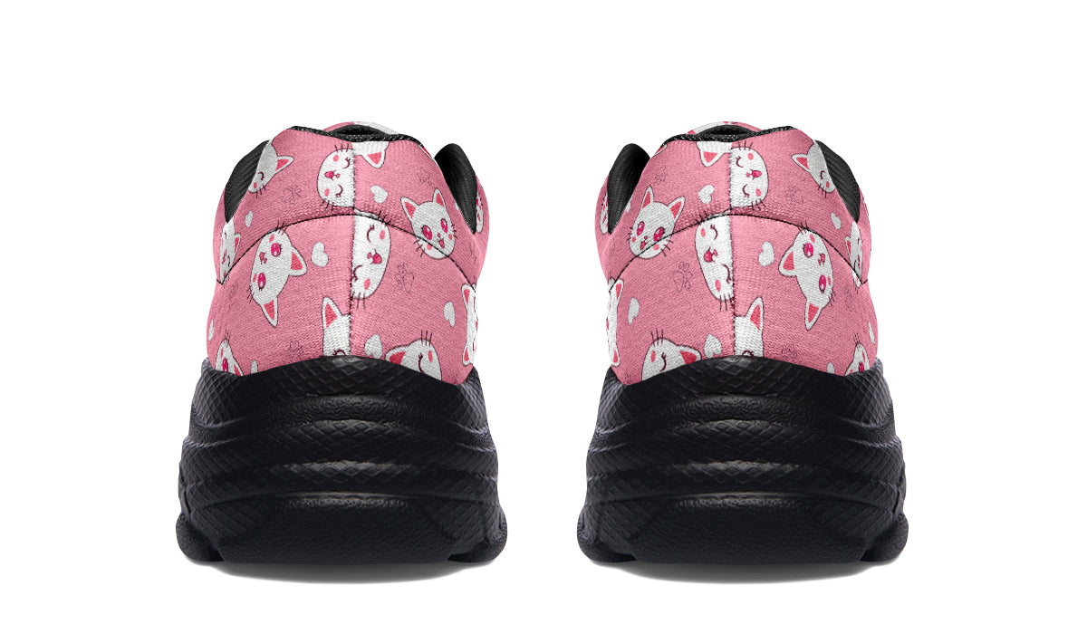 Pink Cat Chunky Sneakers Test