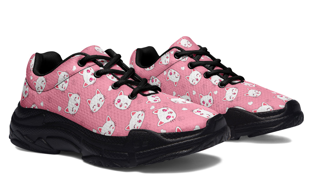 Pink Cat Chunky Sneakers Test