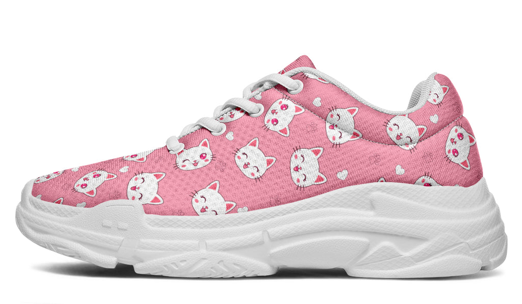 Pink Cat Chunky Sneakers Test