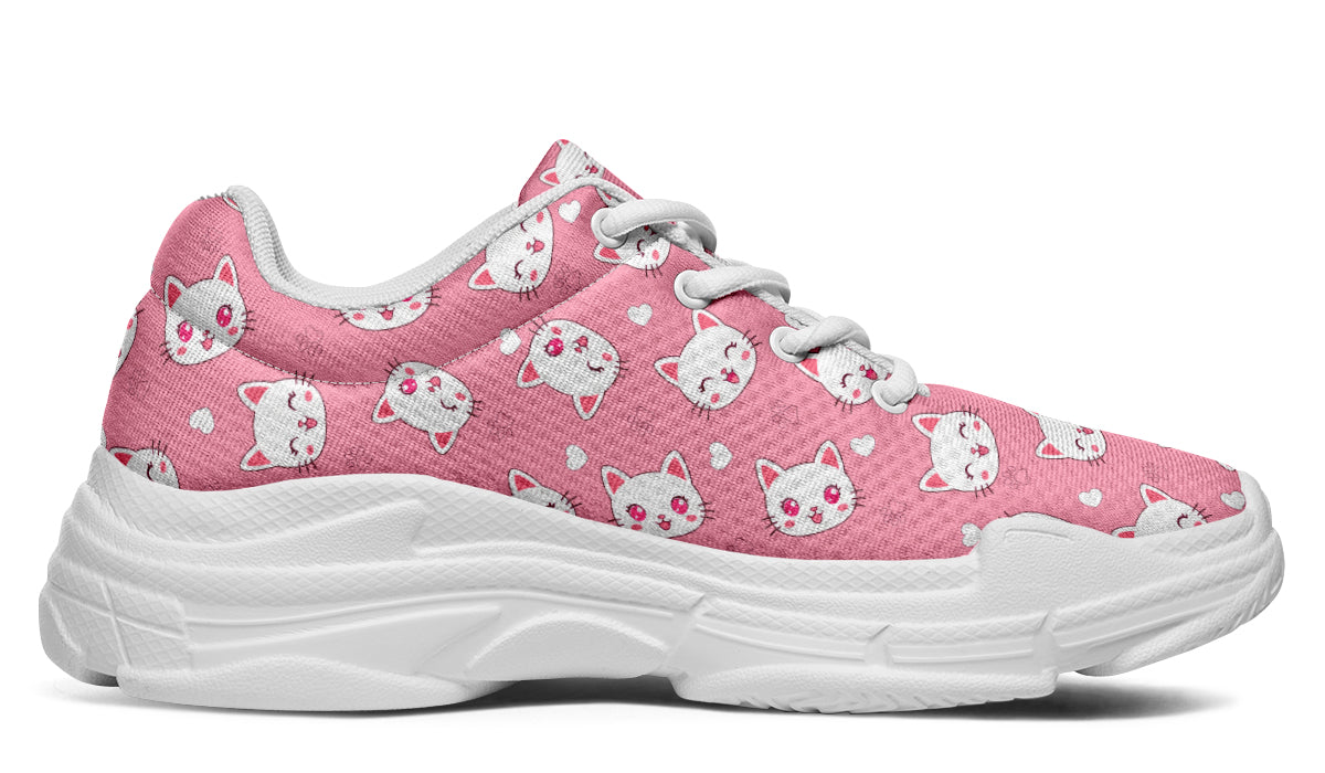 Pink Cat Chunky Sneakers Test