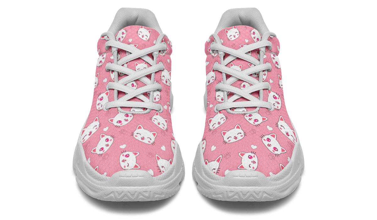 Pink Cat Chunky Sneakers Test