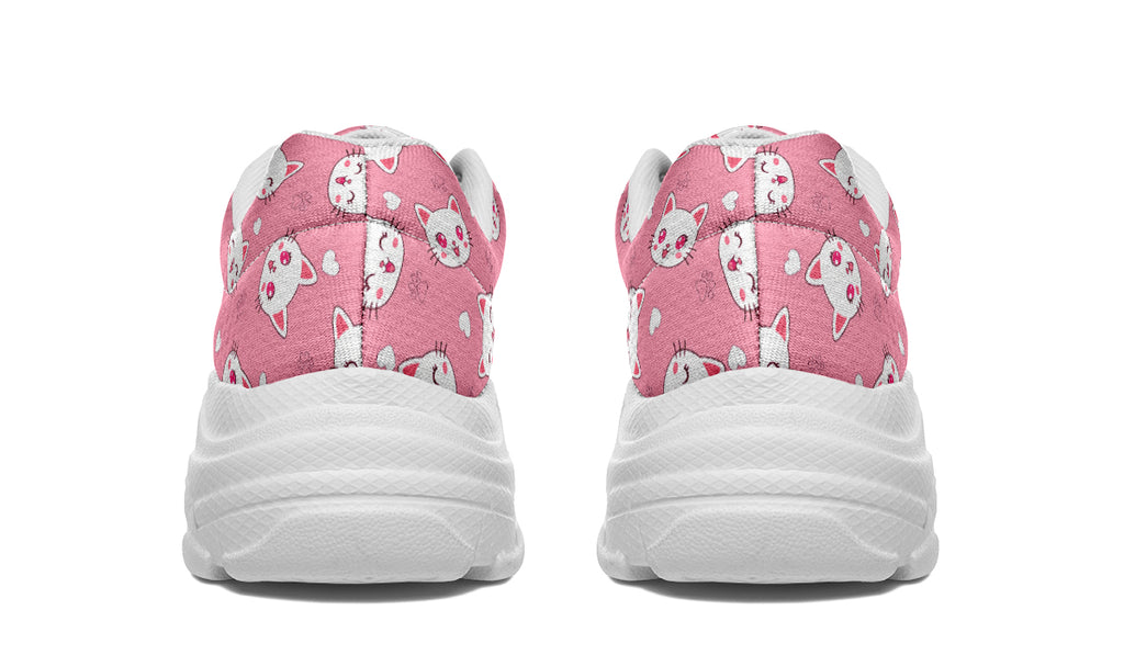 Pink Cat Chunky Sneakers Test