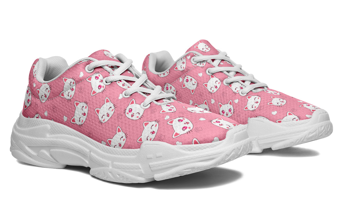Pink Cat Chunky Sneakers Test