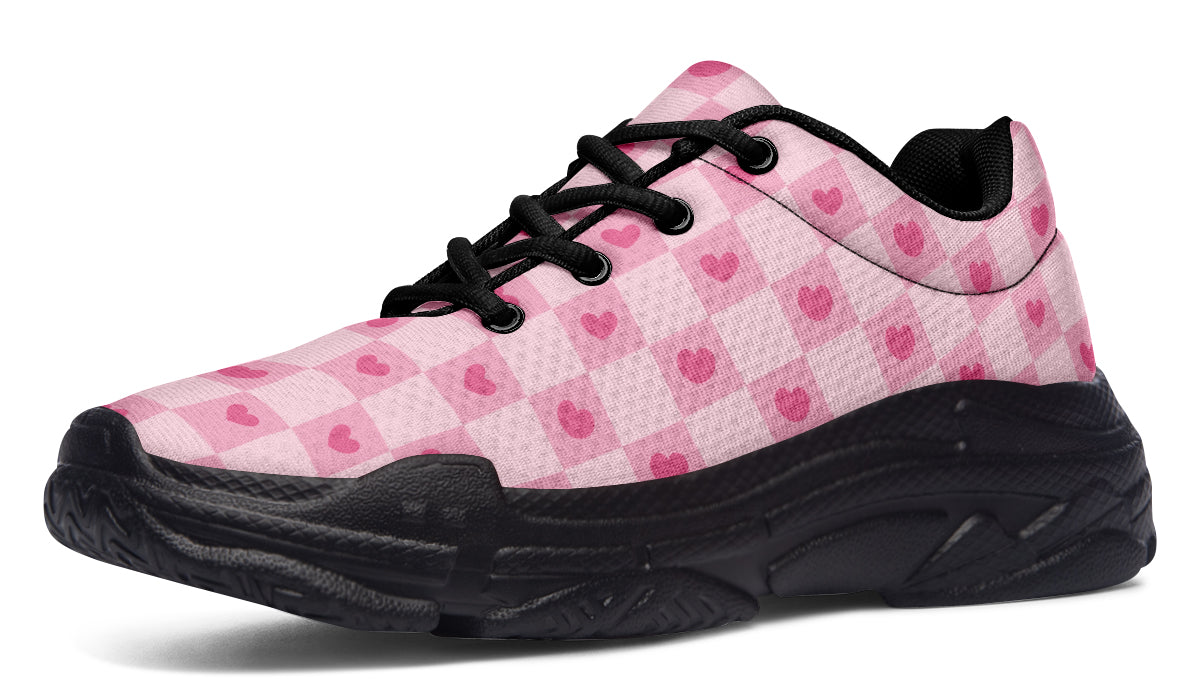 Pink Heart Check