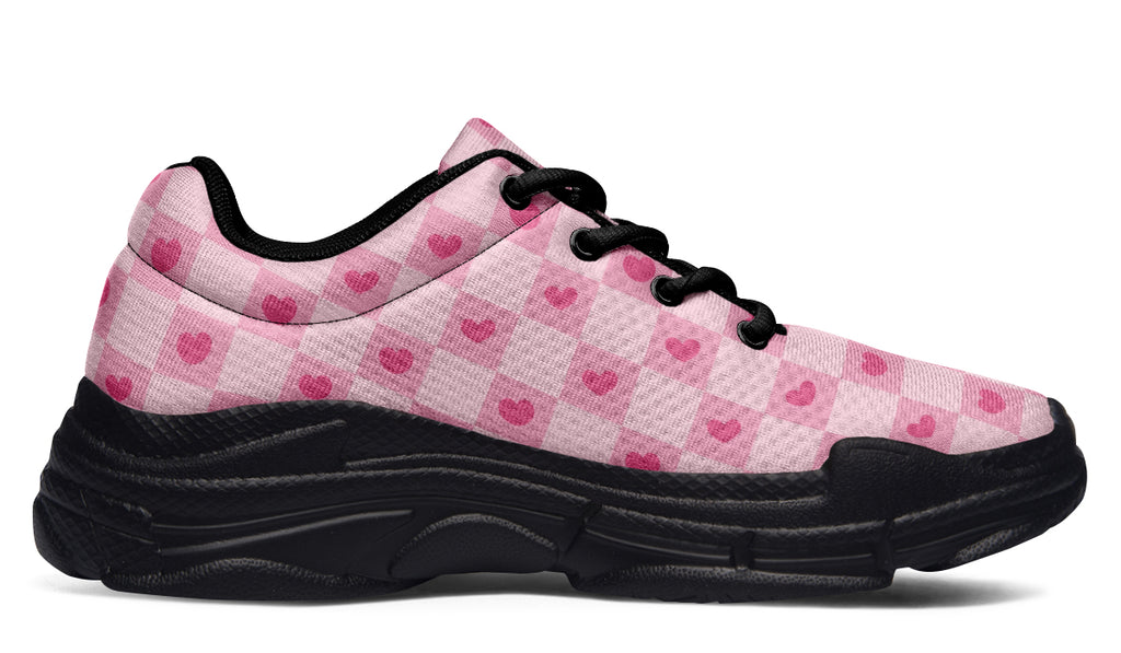 Pink Heart Check