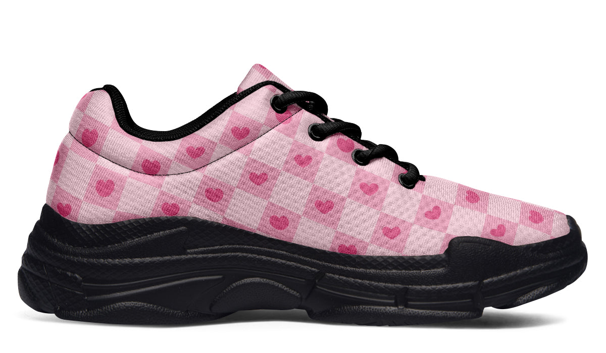 Pink Heart Check