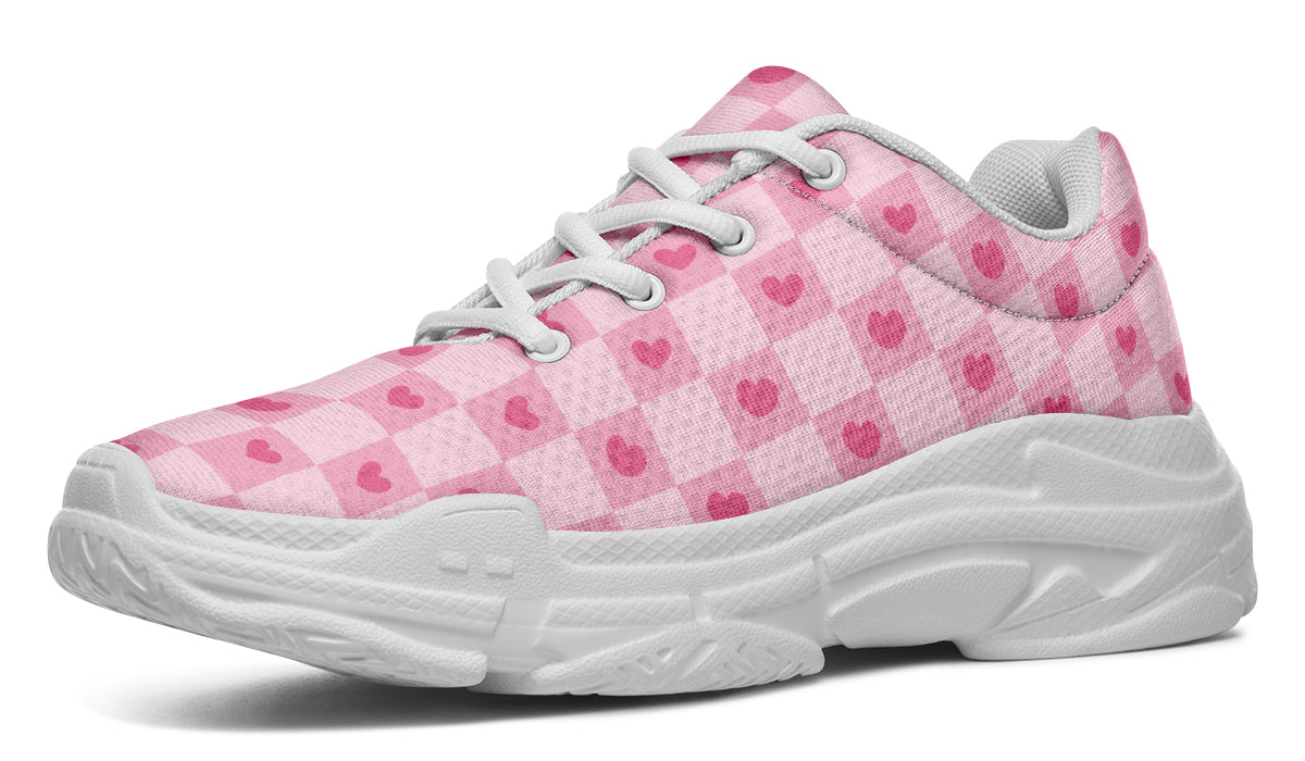 Pink Heart Check