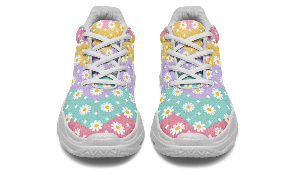 Rainbow Wave Daisies