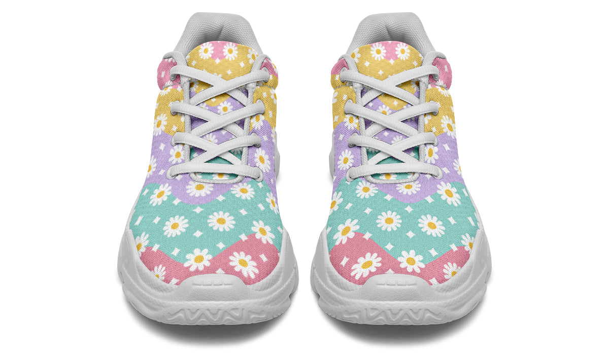 Rainbow Wave Daisies