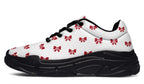 Ribbon Red on White