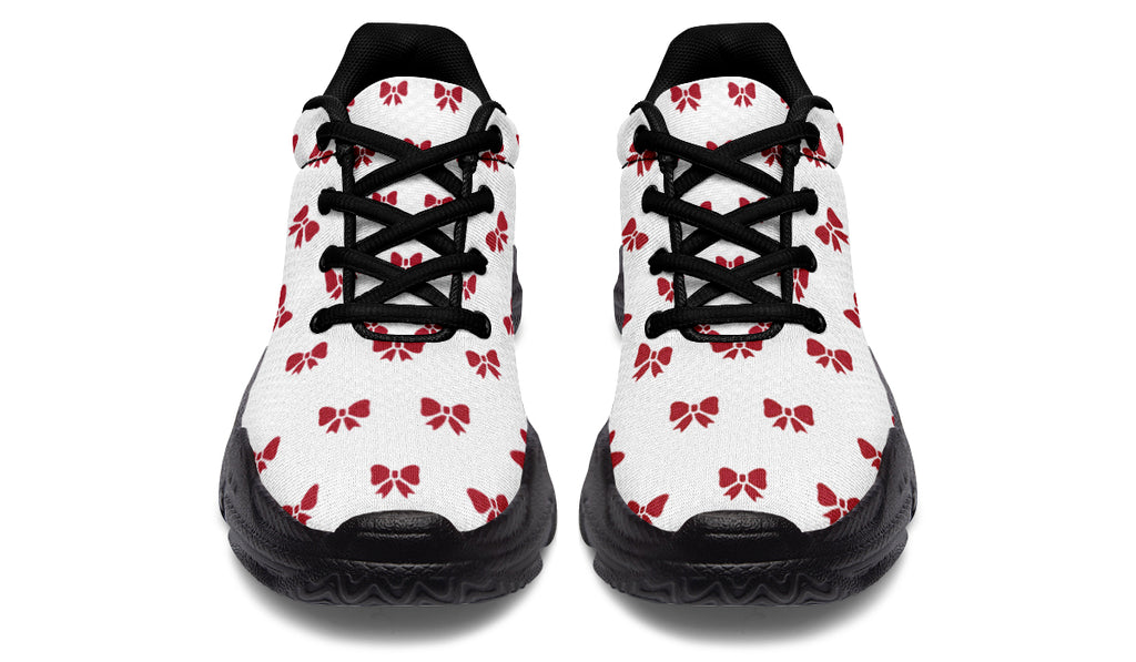 Ribbon Red on White