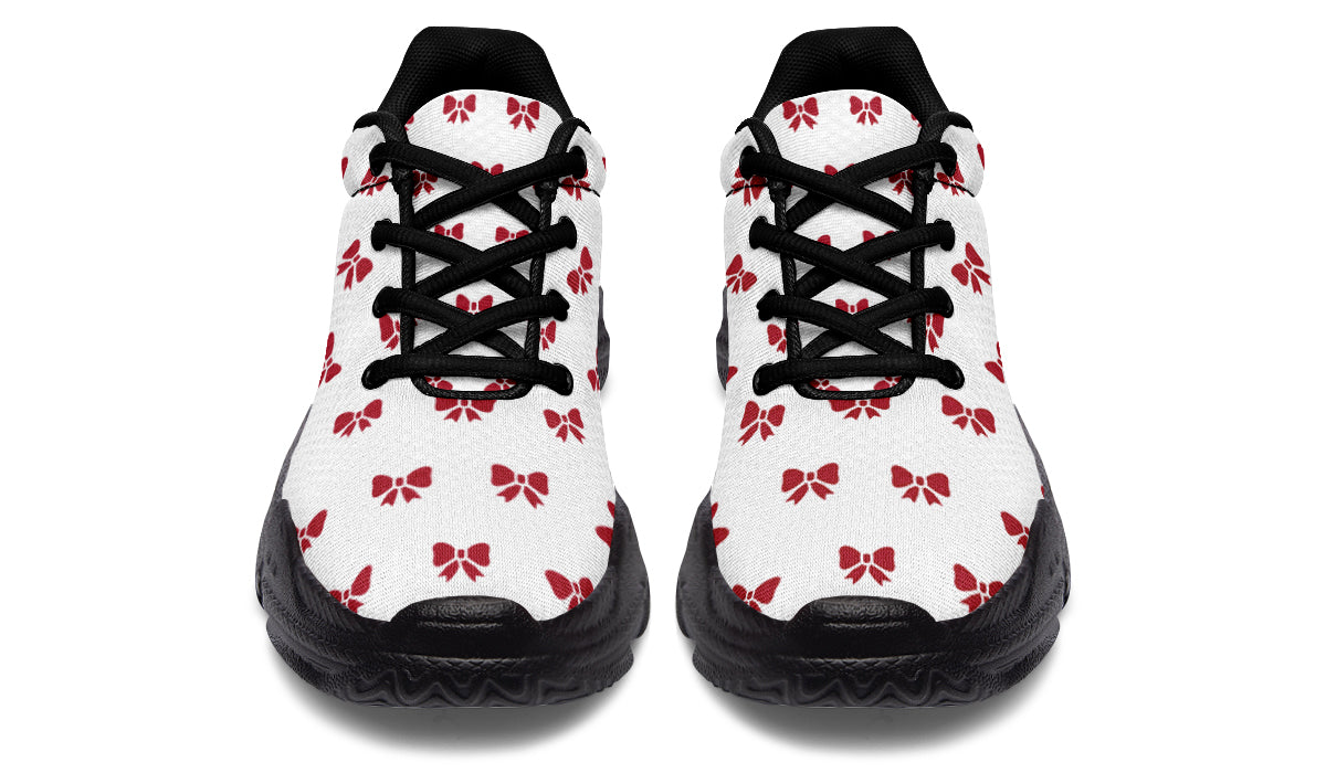 Ribbon Red on White