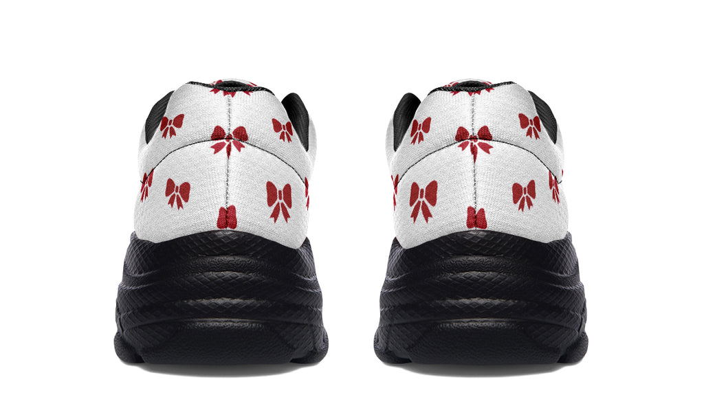 Ribbon Red on White
