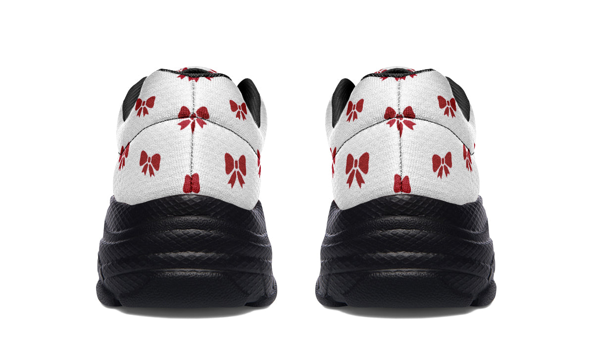 Ribbon Red on White