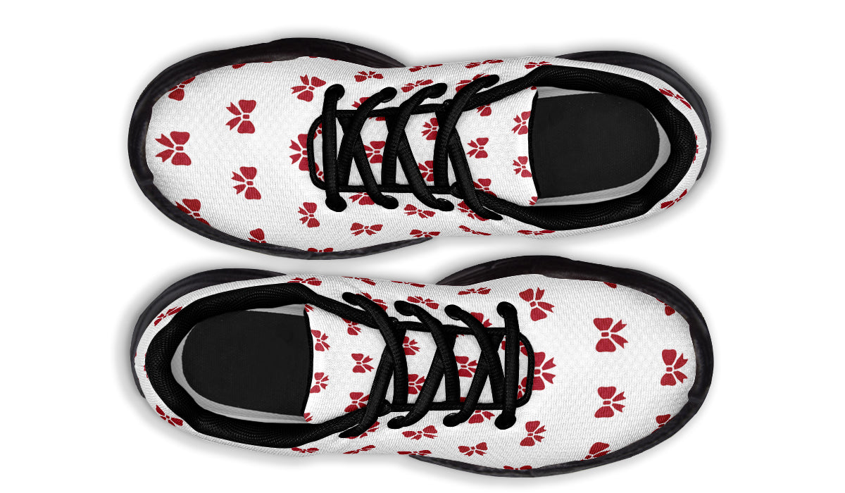 Ribbon Red on White