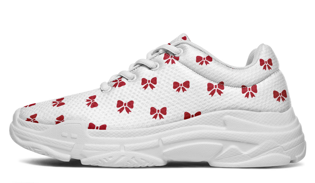 Ribbon Red on White