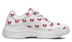 Ribbon Red on White