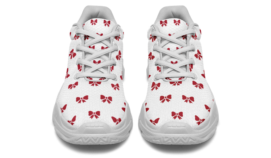 Ribbon Red on White