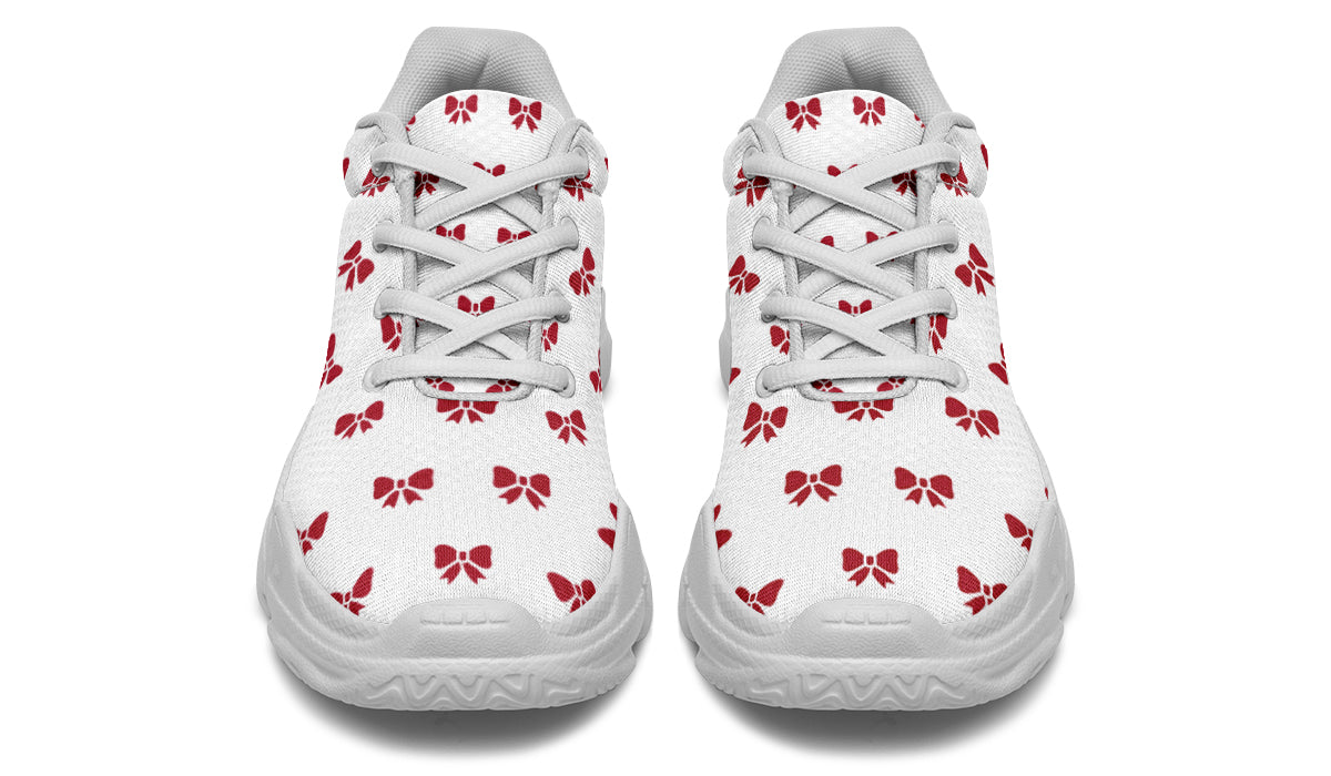 Ribbon Red on White