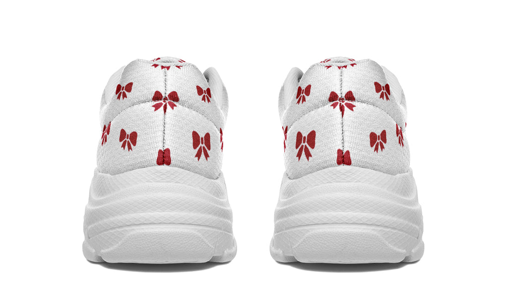 Ribbon Red on White