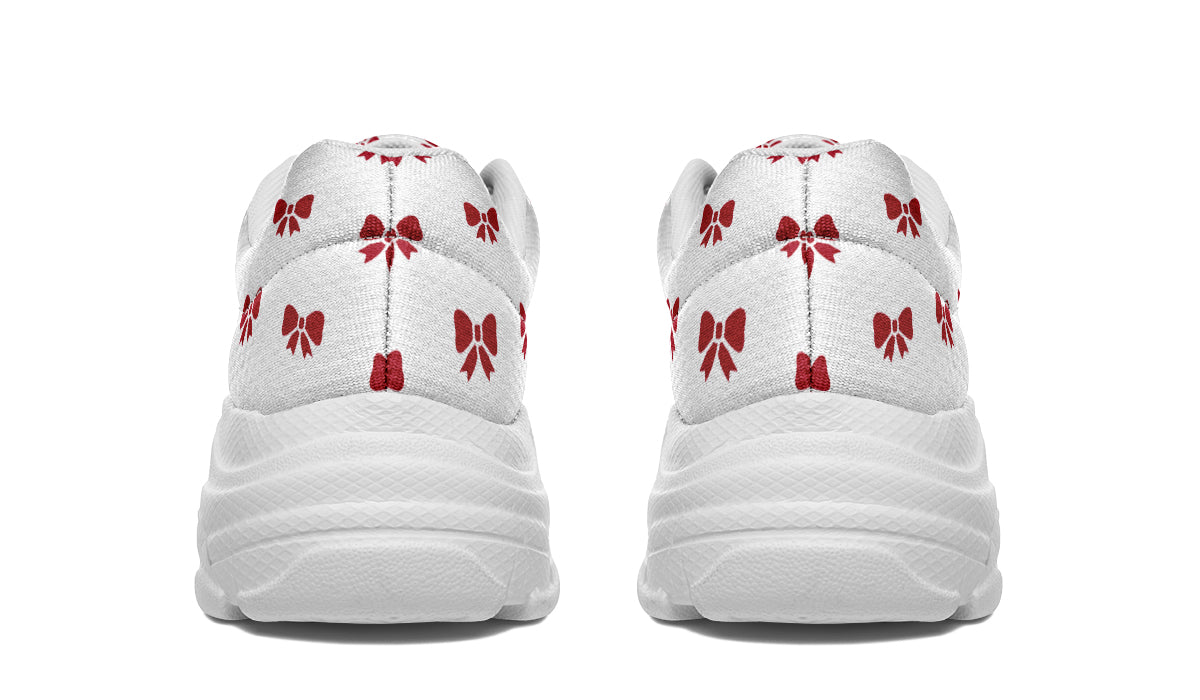 Ribbon Red on White