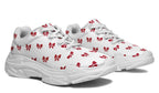 Ribbon Red on White