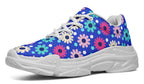 Royal Blue Retro Daisies