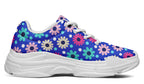 Royal Blue Retro Daisies