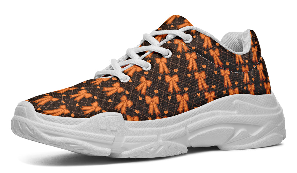Tangerine Bows on Cocoa