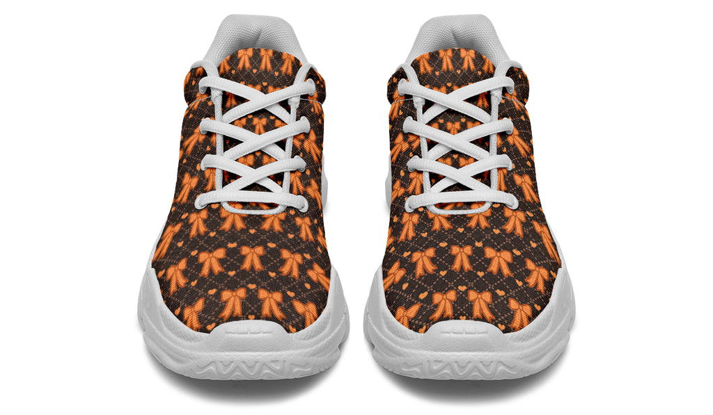Tangerine Bows on Cocoa