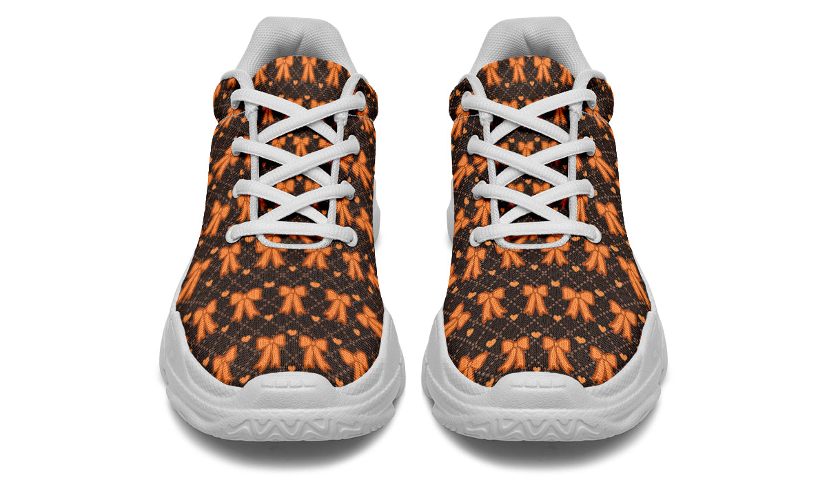 Tangerine Bows on Cocoa