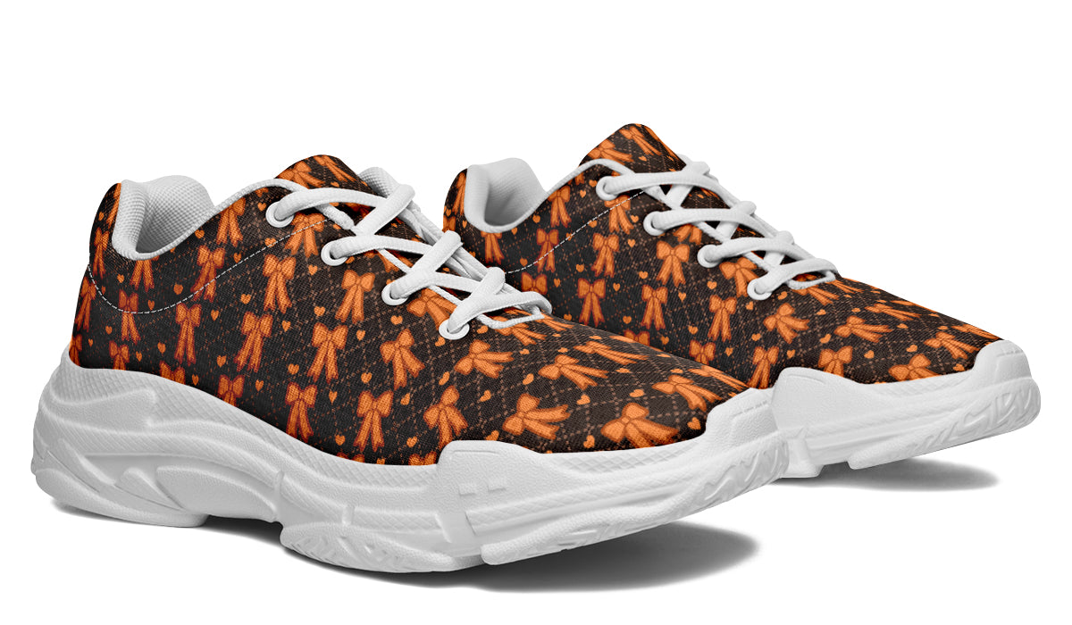 Tangerine Bows on Cocoa