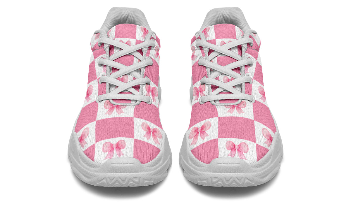 Watercolour Bow Check