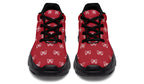 White Bows on Red