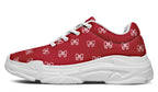 White Bows on Red