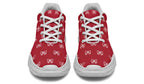 White Bows on Red