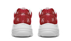 White Bows on Red
