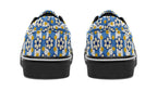 Blue Daisy Stripe